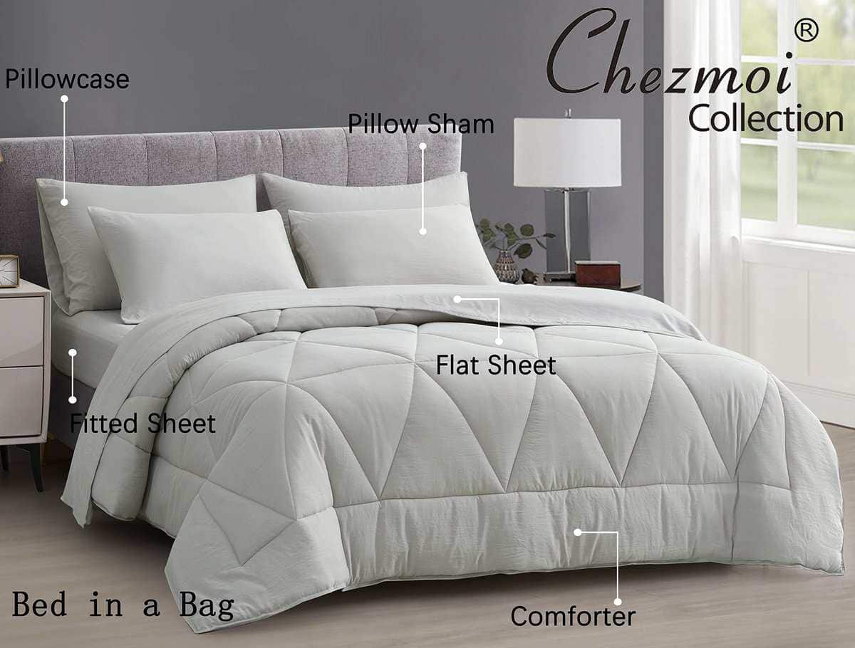 Set de Cama Chezmoi Collection Jasper Full 7 Piezas - - Imagen 4