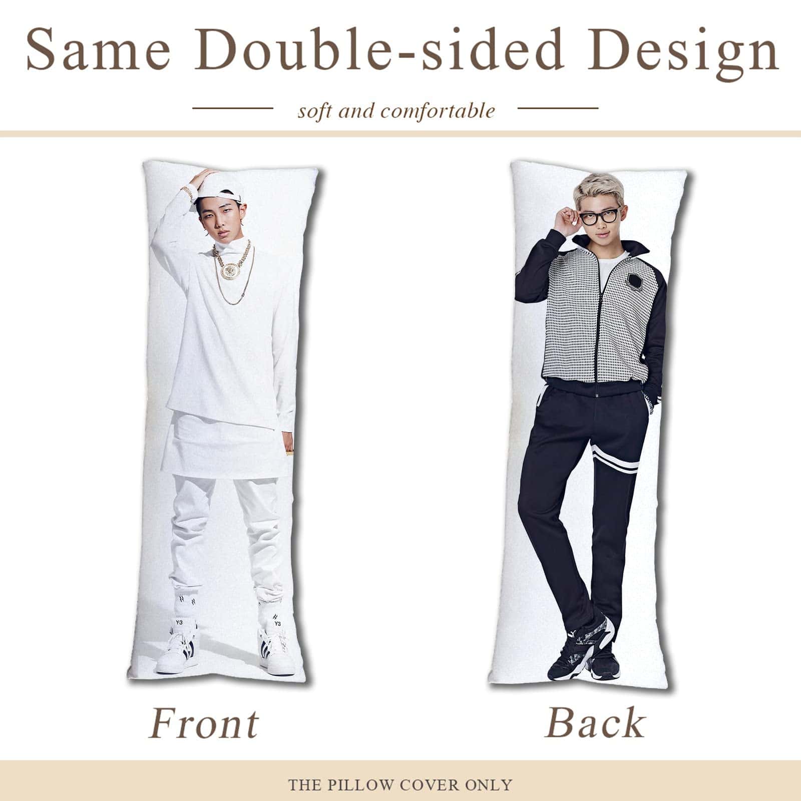 Funda de Almohada RM Hug Body Pillow Case Singer para Fans - Imagen 3