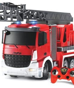 Camión de Bomberos de Juguete con Control Remoto y Bomba de