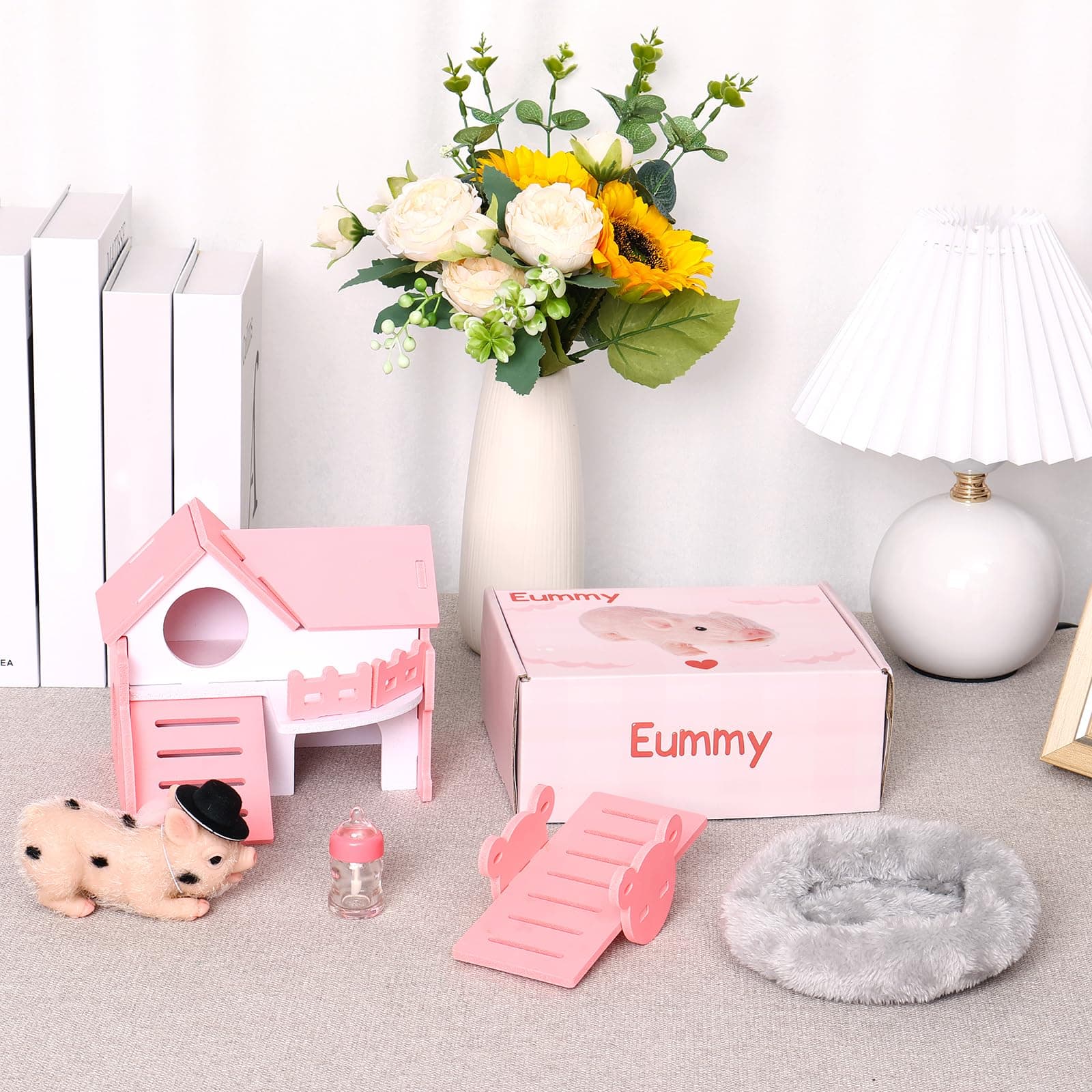 Eummy Set de Mini Figuras de Cerdito de Silicona, Juguete - Imagen 8
