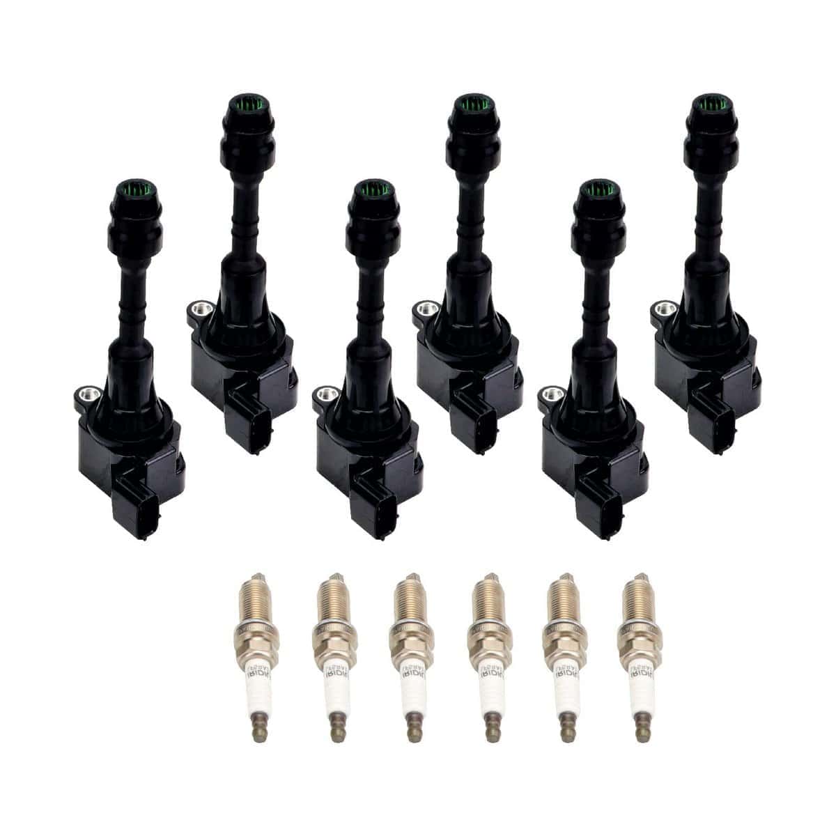 Paquete de bobinas de encendido DOLKSN y bujía de iridio