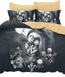 Juego de Funda nórdica Ankeyoo Pesadilla Antes -Negro Jack S