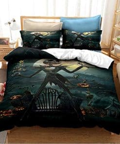 Ankeyoo Juego de Ropa de Cama Pesadilla Antes de Navidad 3D