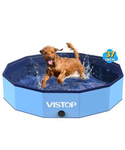 Piscina Plegable Mediana VISTOP para Perros, Casco de