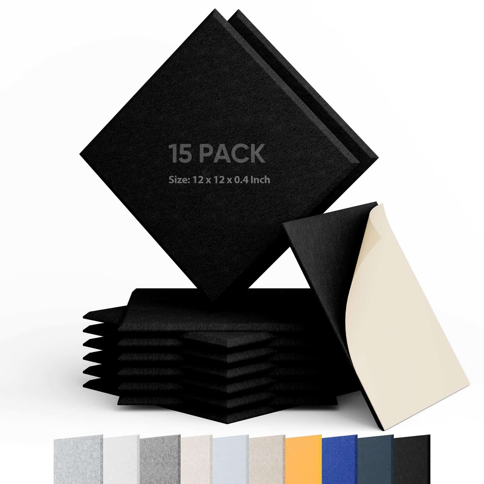 Berlai 15 Pack Paneles Acústicos Autoadhesivos Paneles