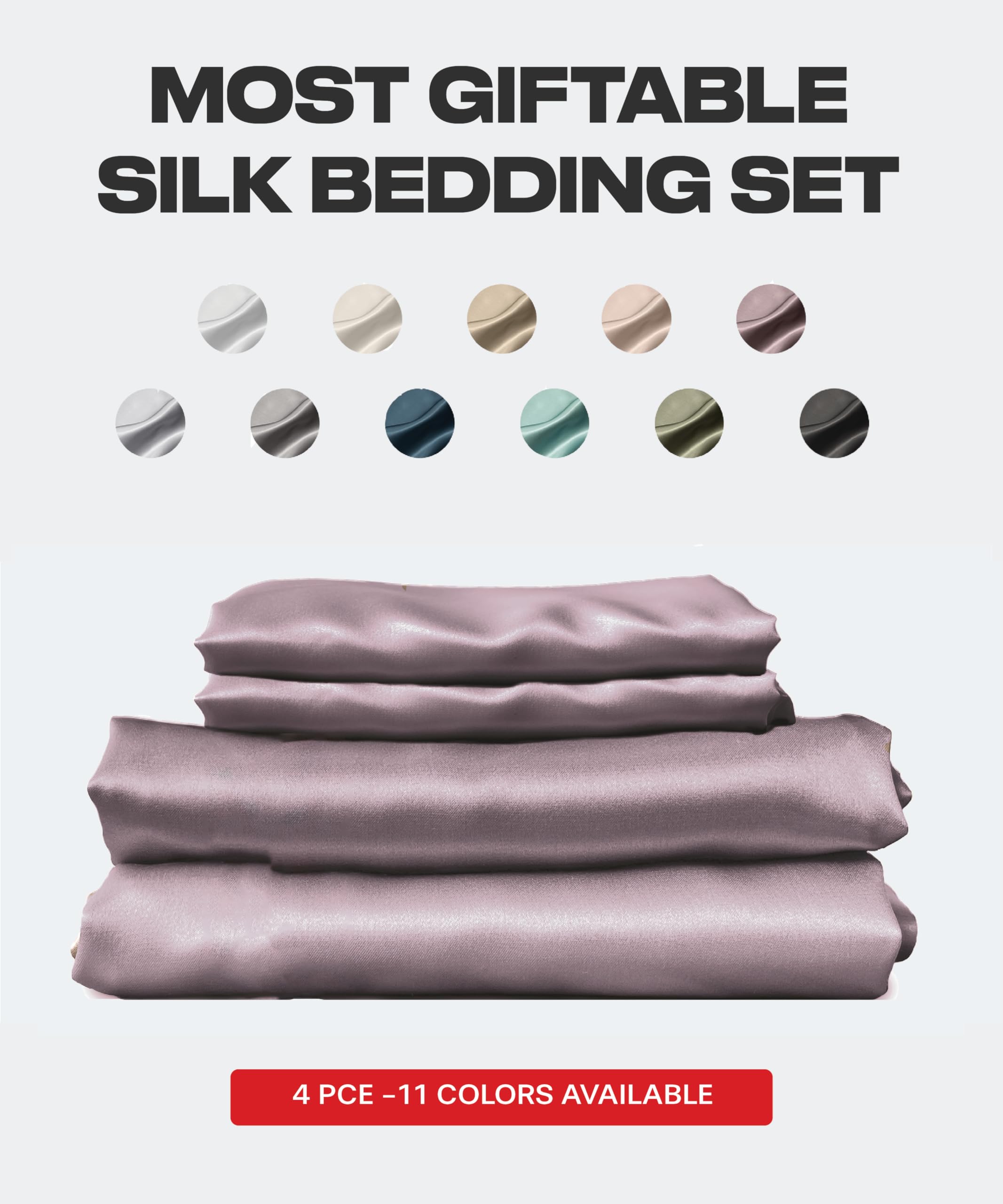 SUNDAYSILKS� | Juego de S�banas de Seda -Morado Profundo - Imagen 4