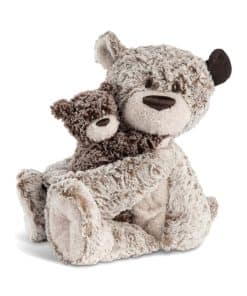 Set de 2 peluches DEMDACO You and Me Marrón de 11 x 7