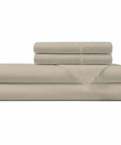 Sábanas de Algodón Percale Pizuna Tamaño Twin, 100% Algodón