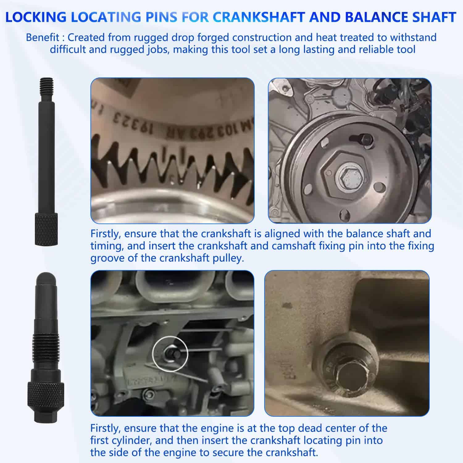 Juego de Herramientas de Bloqueo de Árbol de Levas del - Imagen 6