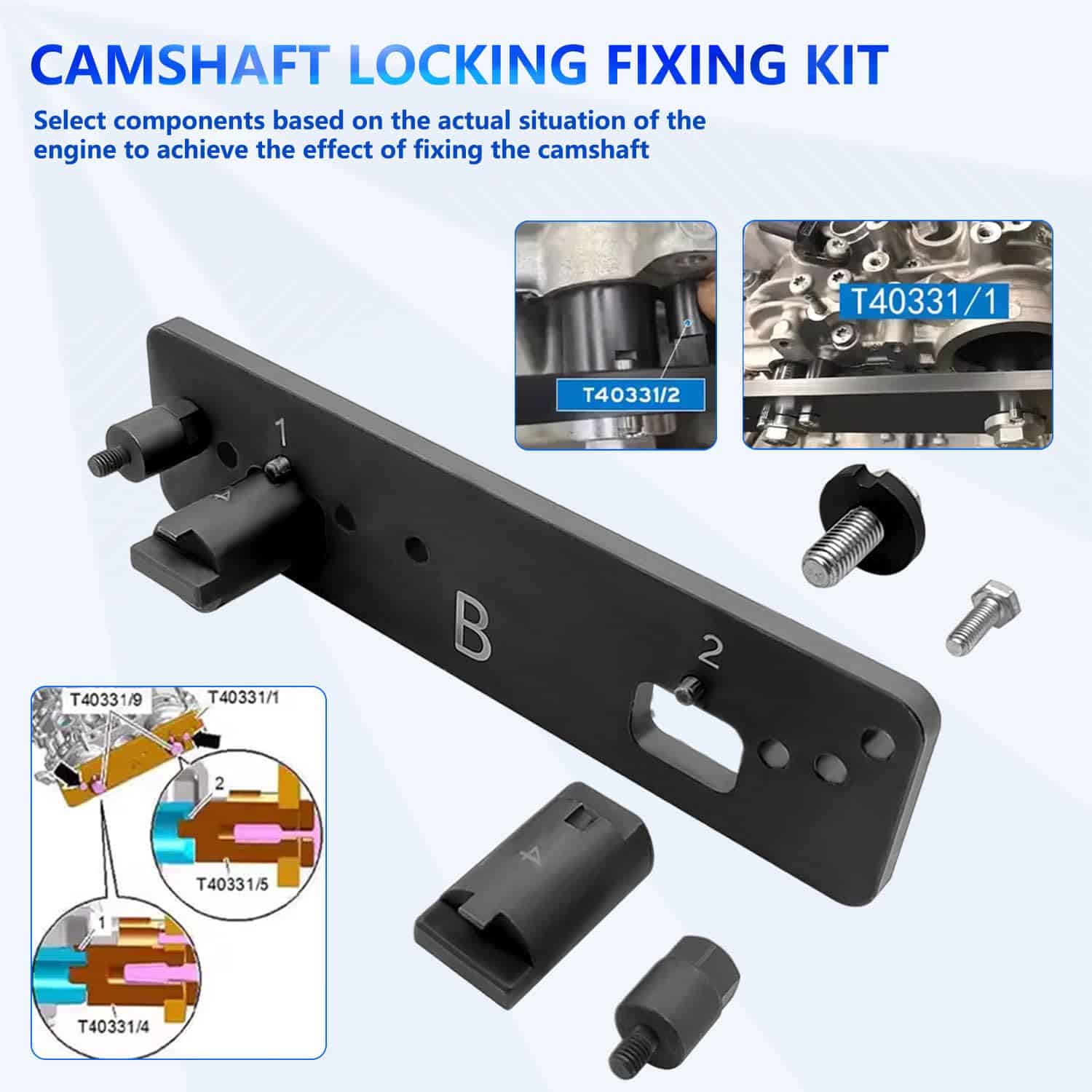 Juego de Herramientas de Bloqueo de Árbol de Levas del - Imagen 5
