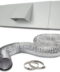 Ventilación para secadora de ventana DITKOK, Acero