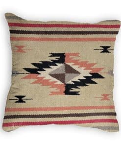 Funda de Cojín Tejida al Estilo del Sudoeste - Diseño