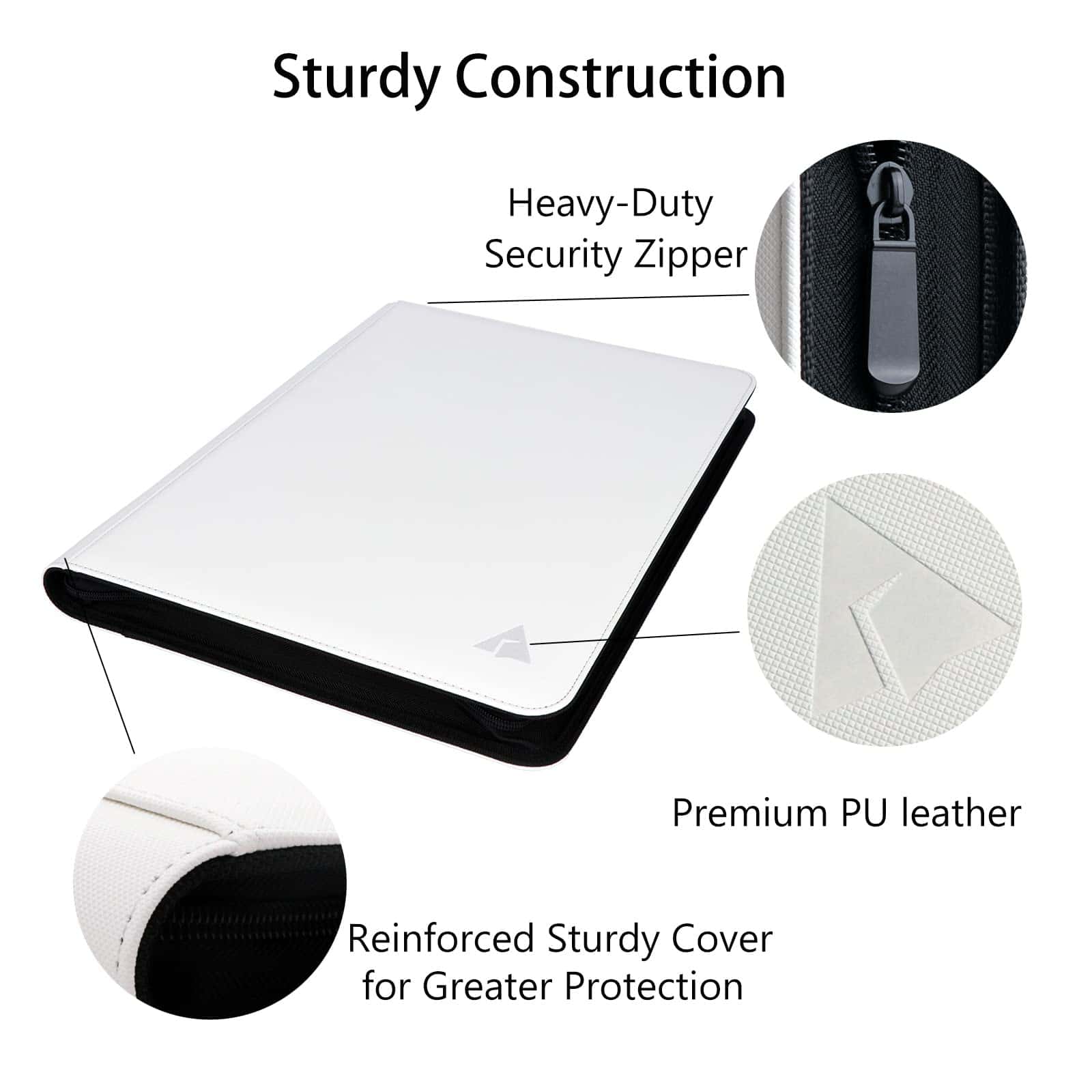 Carpeta de álbum de cartas Rieton de 16 bolsillos 1000+ - Imagen 3