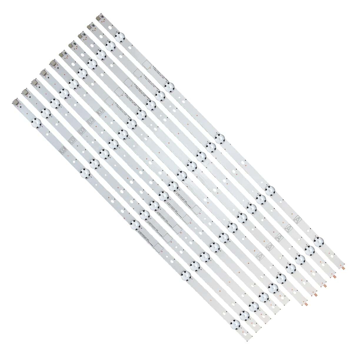 Tira de retroiluminación LED GuuYebe D60-F3 de 10 piezas