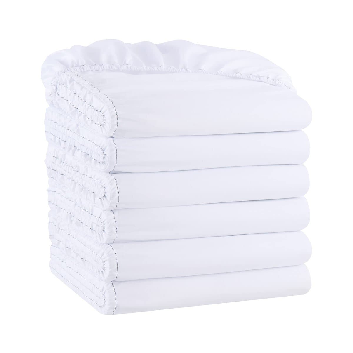 Arkwright Bulk Twin Fitted Sheets - Pack de 6 - Sábana