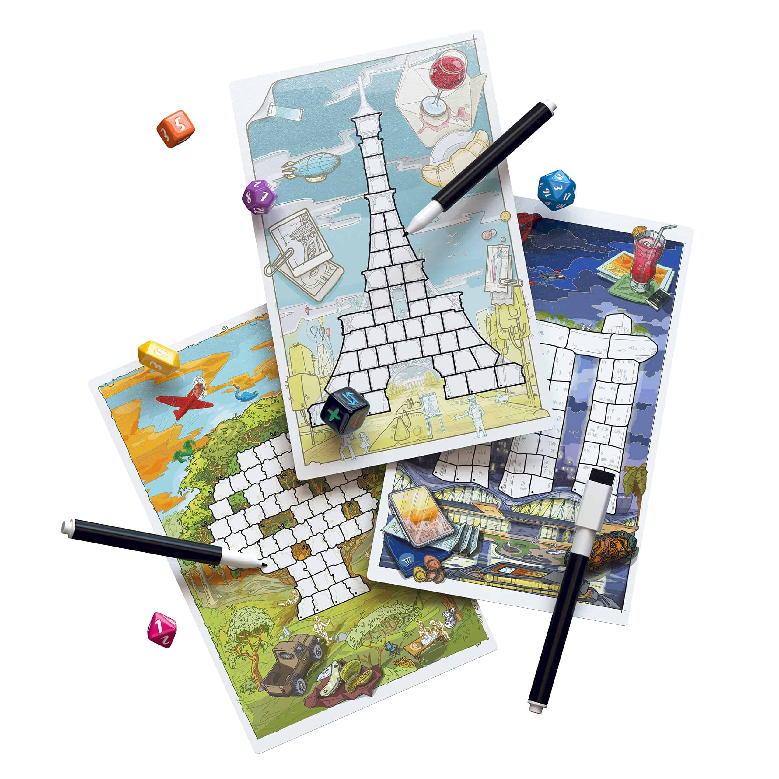 Roll to The Top - Journeys Base Game - Juego de Mesa de - Imagen 6