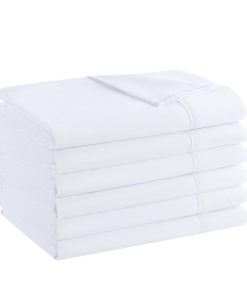 Arkwright Bulk Full Flat Sheets - Paquete de 6 - Sábana