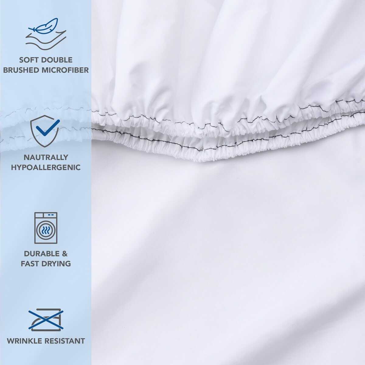 Arkwright Bulk Twin Fitted Sheets - Pack de 6 - Sábana - Imagen 4