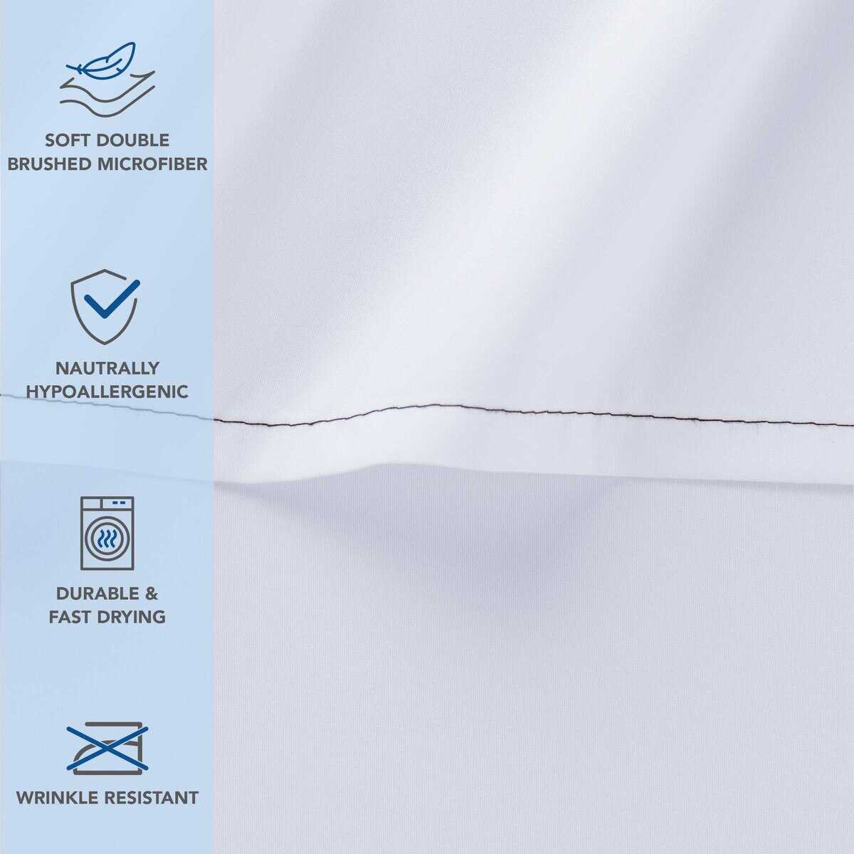Juego de 6 Sábanas Planas Arkwright Bulk - Microfibra - Imagen 3