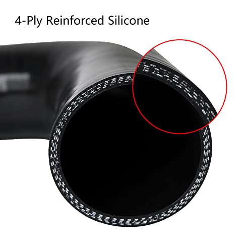 Manguera de Codo de Silicona de 90 Grados ETL INDUSTRIES 3" - Imagen 3