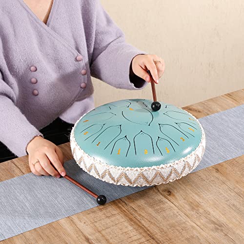 Drum de Lengua de Acero ZXZYHFTY, 13 Pulgadas 15 Notas