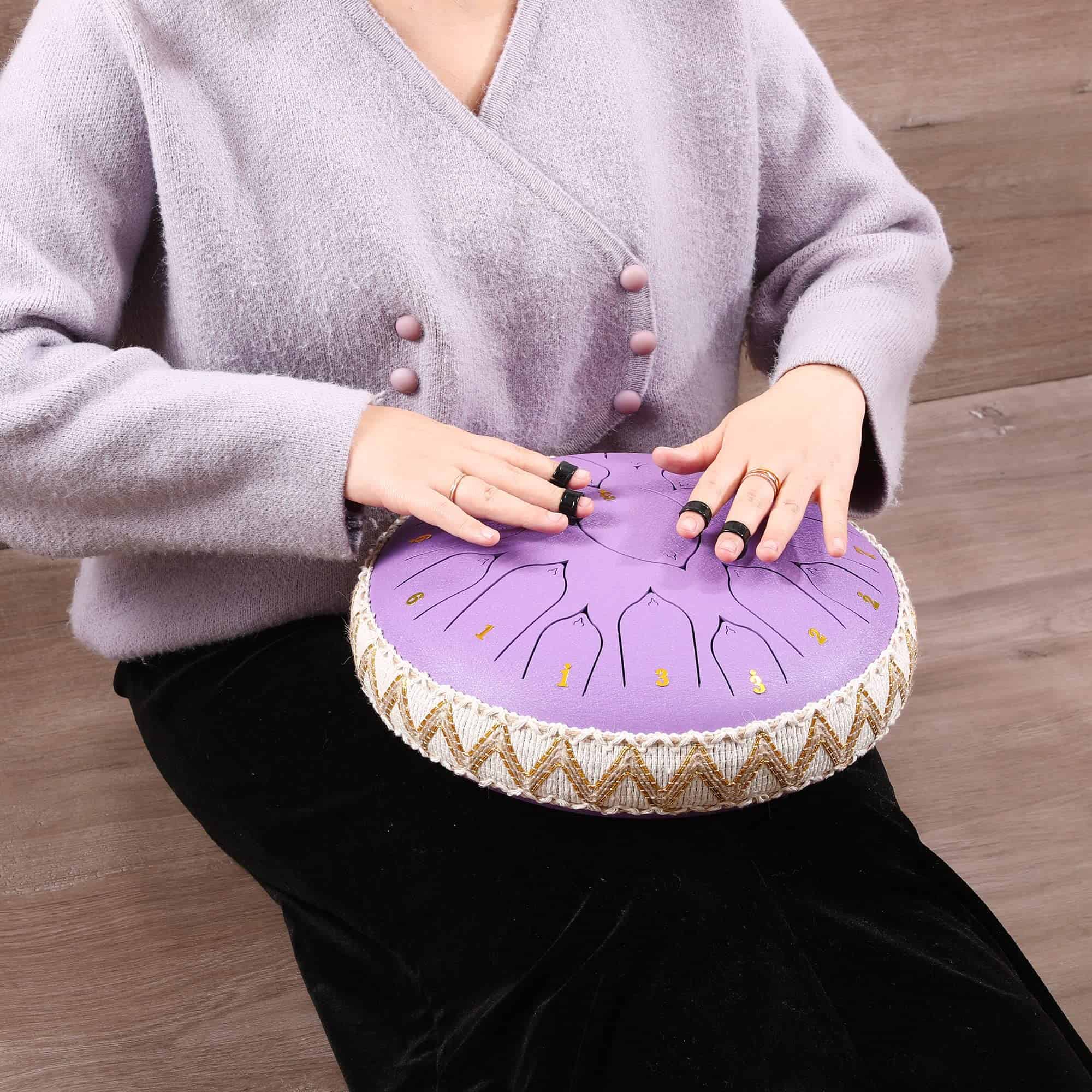 Batería de Lengua de Acero ZXZYHFTY, 13 Pulgadas 15 Notas