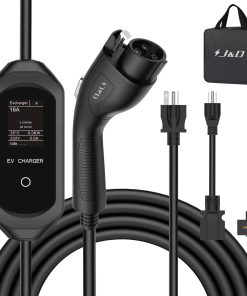 Cargador de Vehículo Eléctrico Portátil J&D Level 1-2,