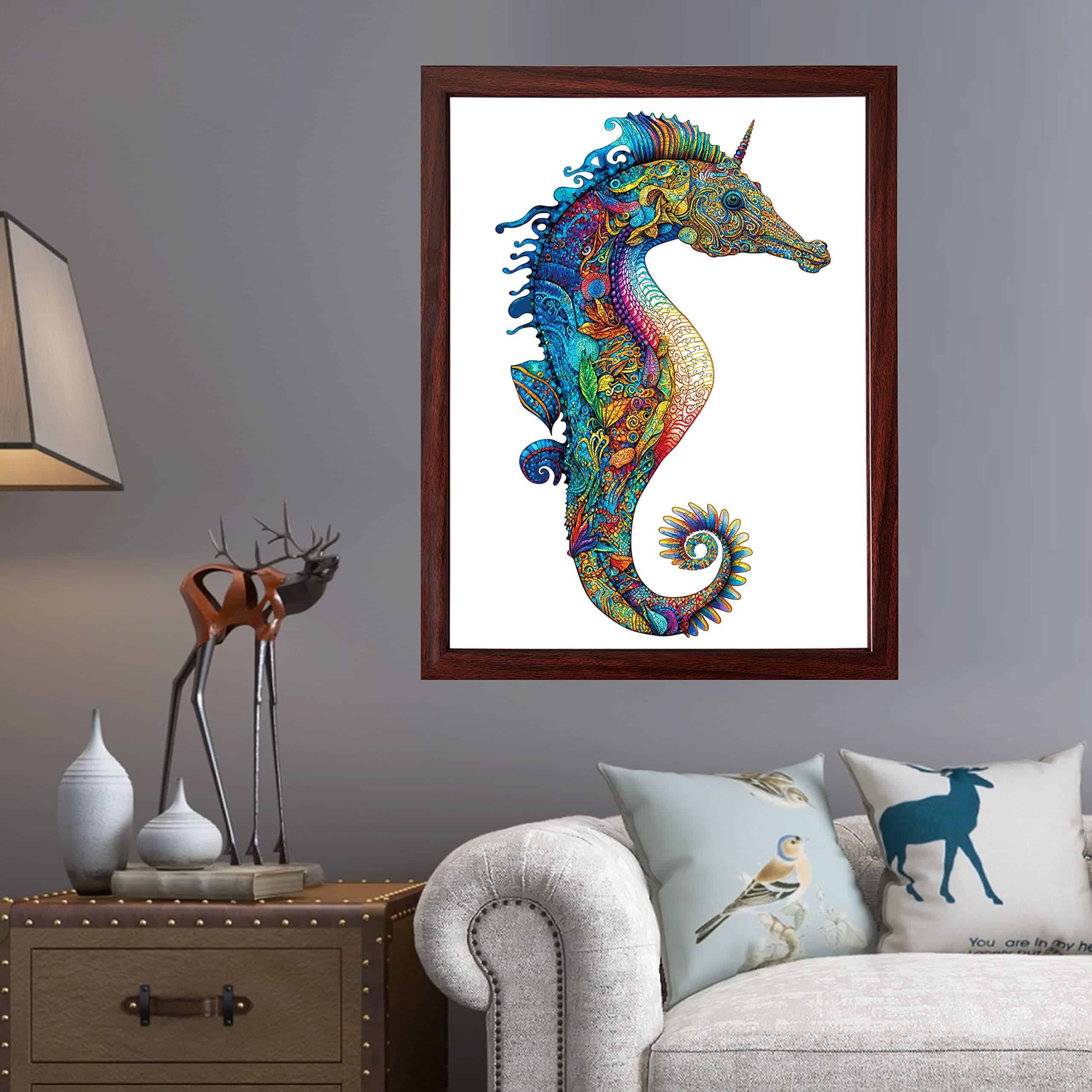 Rompecabezas de madera para adultos y niños - Forma única - - Imagen 8