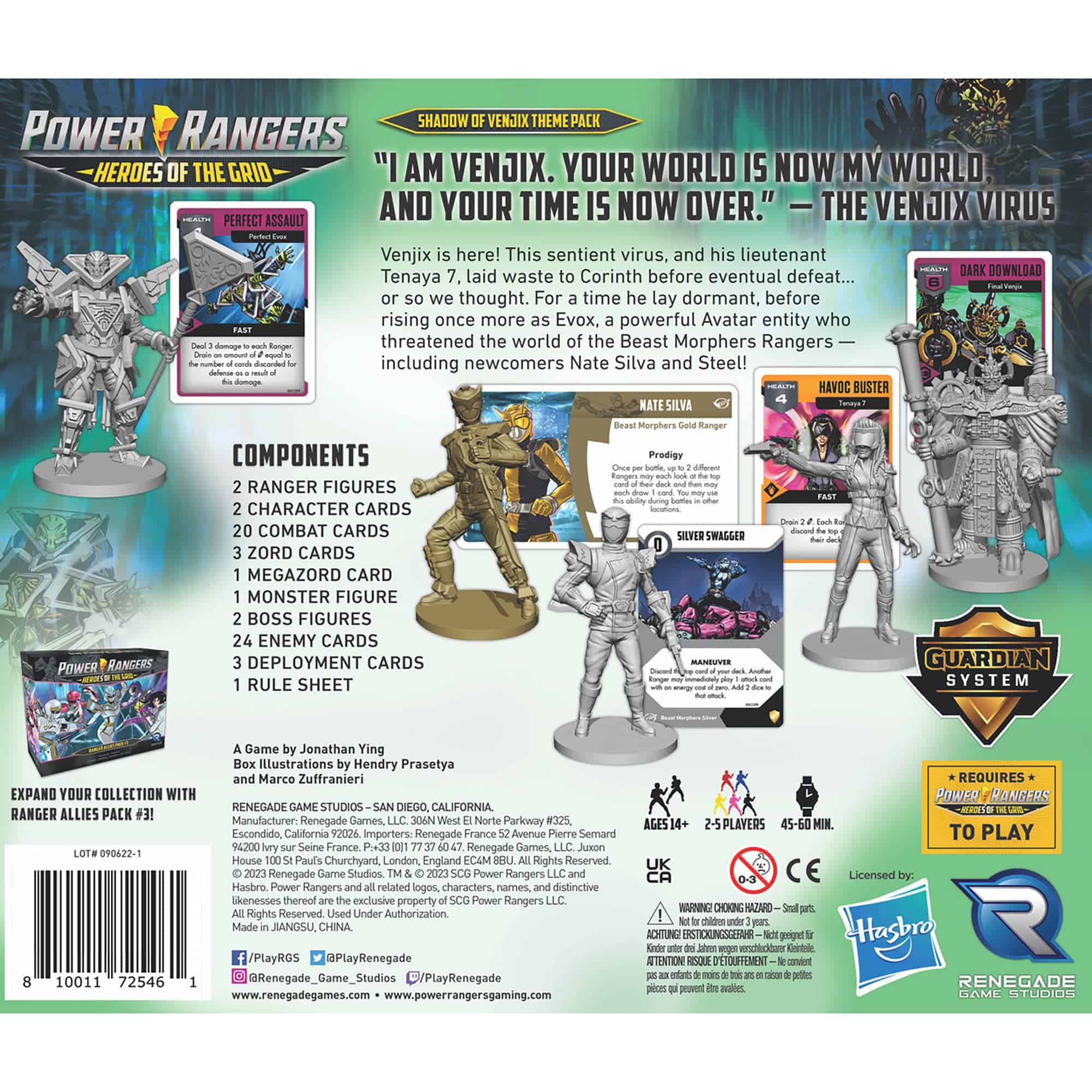 Renegade Game Studios Power Rangers Heroes of The Grid: - Imagen 3