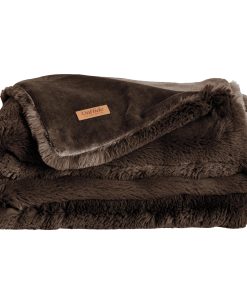 UnHide Marshmallow - Manta de Piel Sintética - -Chocolate