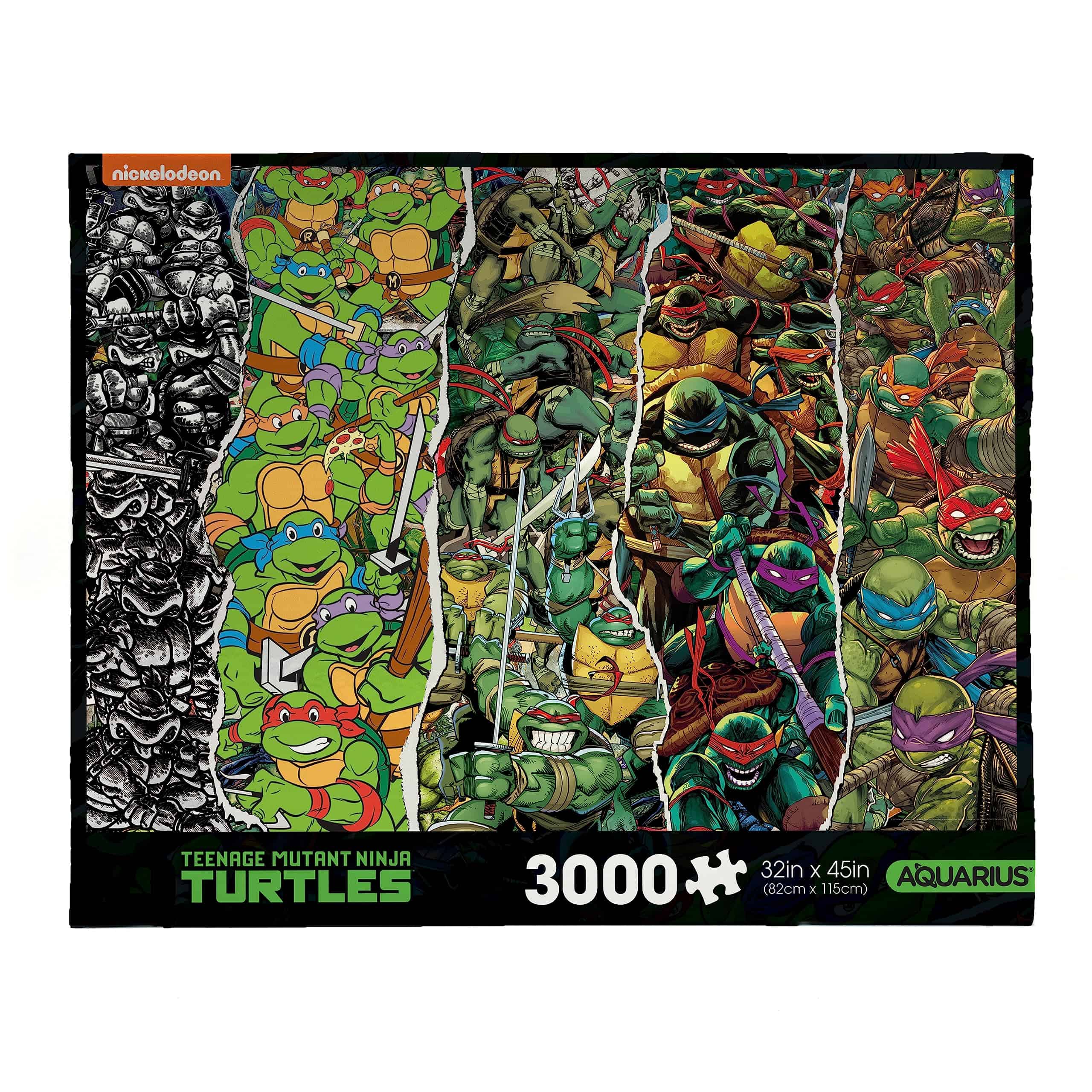 Rompecabezas AQUARIUS TMNT Timeline de 3000 piezas
