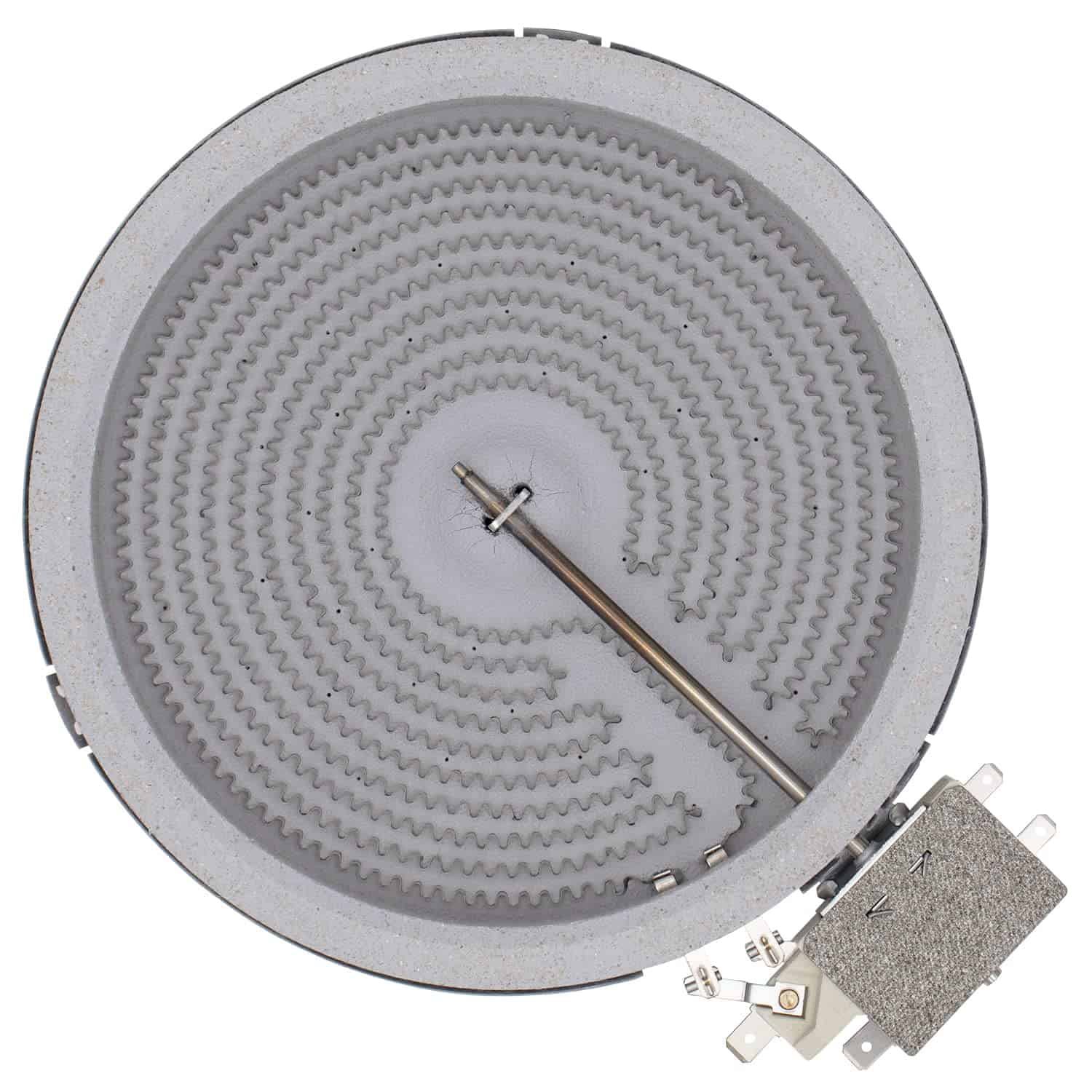 Elemento de superficie radiante para cocina -Gris