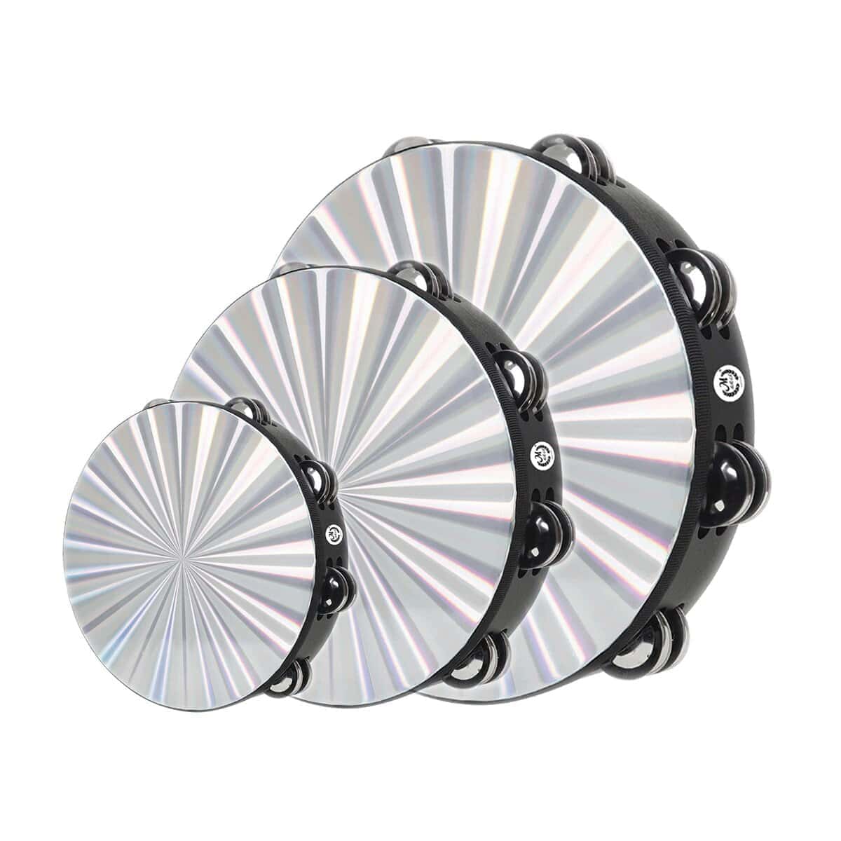 HLMOptimo 3 Pack Pandereta para Adultos de Madera 6 8 y 10