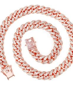 Collar de Cadena Brillante para Perro de 20 pulgadas en Oro