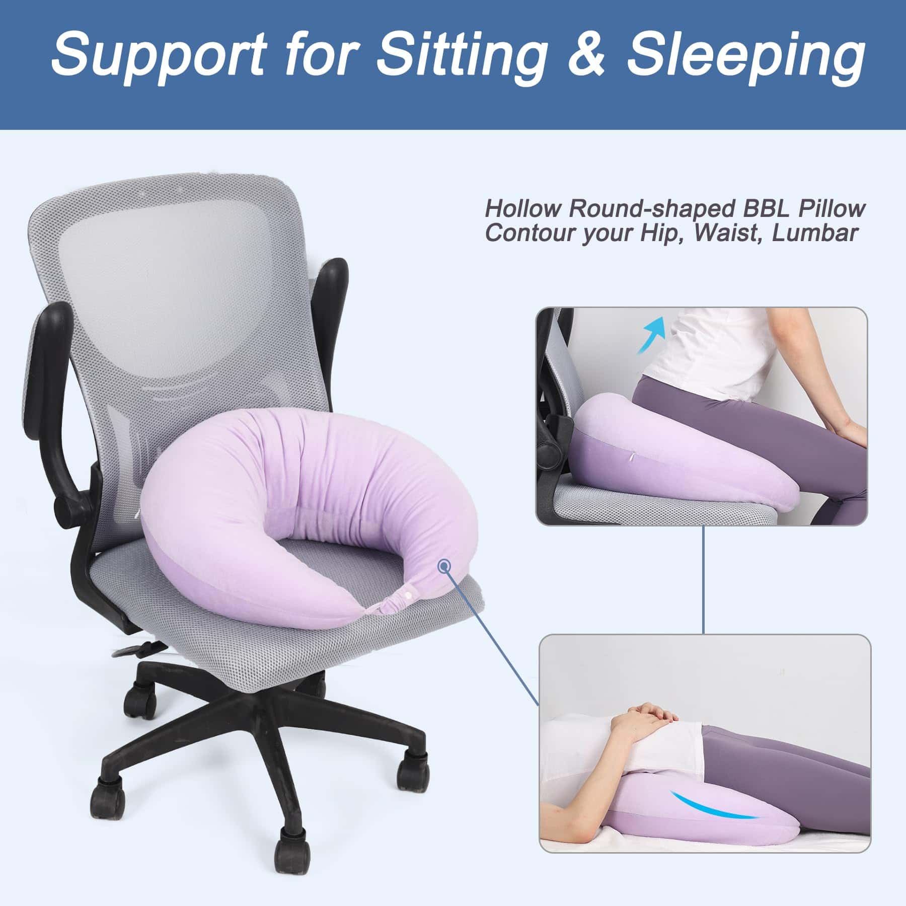 Almohada Anticelulítica Postquirúrgica BBL, Almohada BBL - Imagen 3