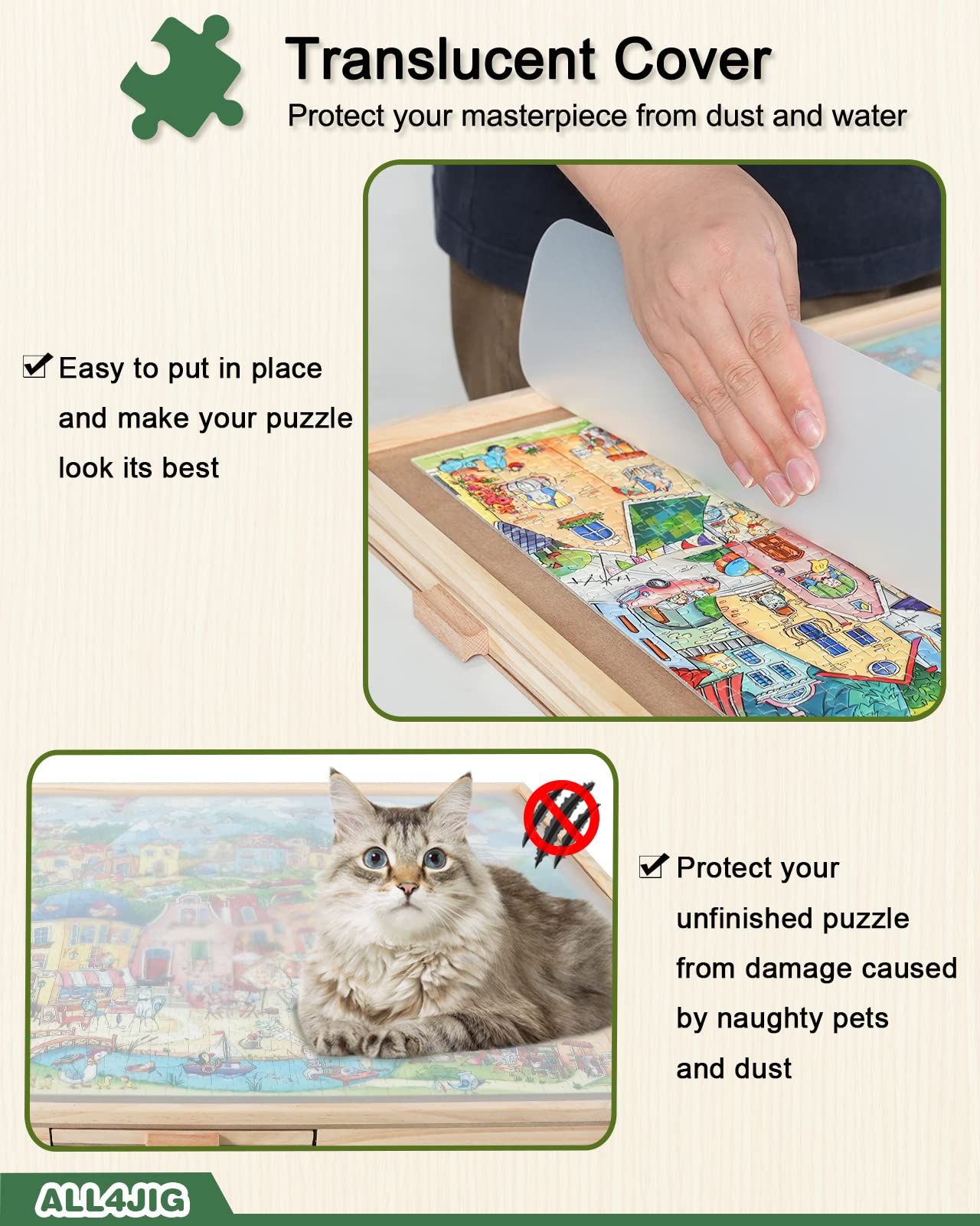 Tablero de rompecabezas giratorio ALL4JIG de -para mamá - Imagen 7