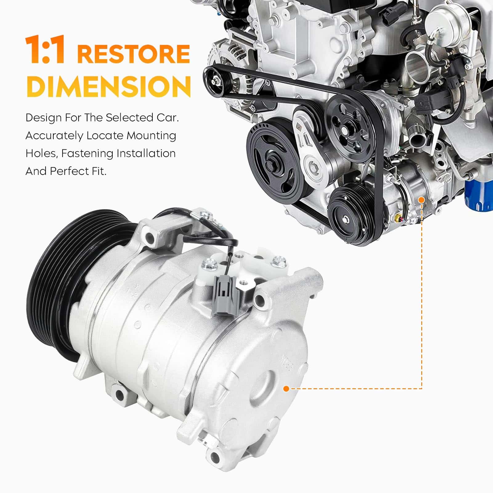 Compresor de Aire Acondicionado y Embrague -1, 639319 - Imagen 4