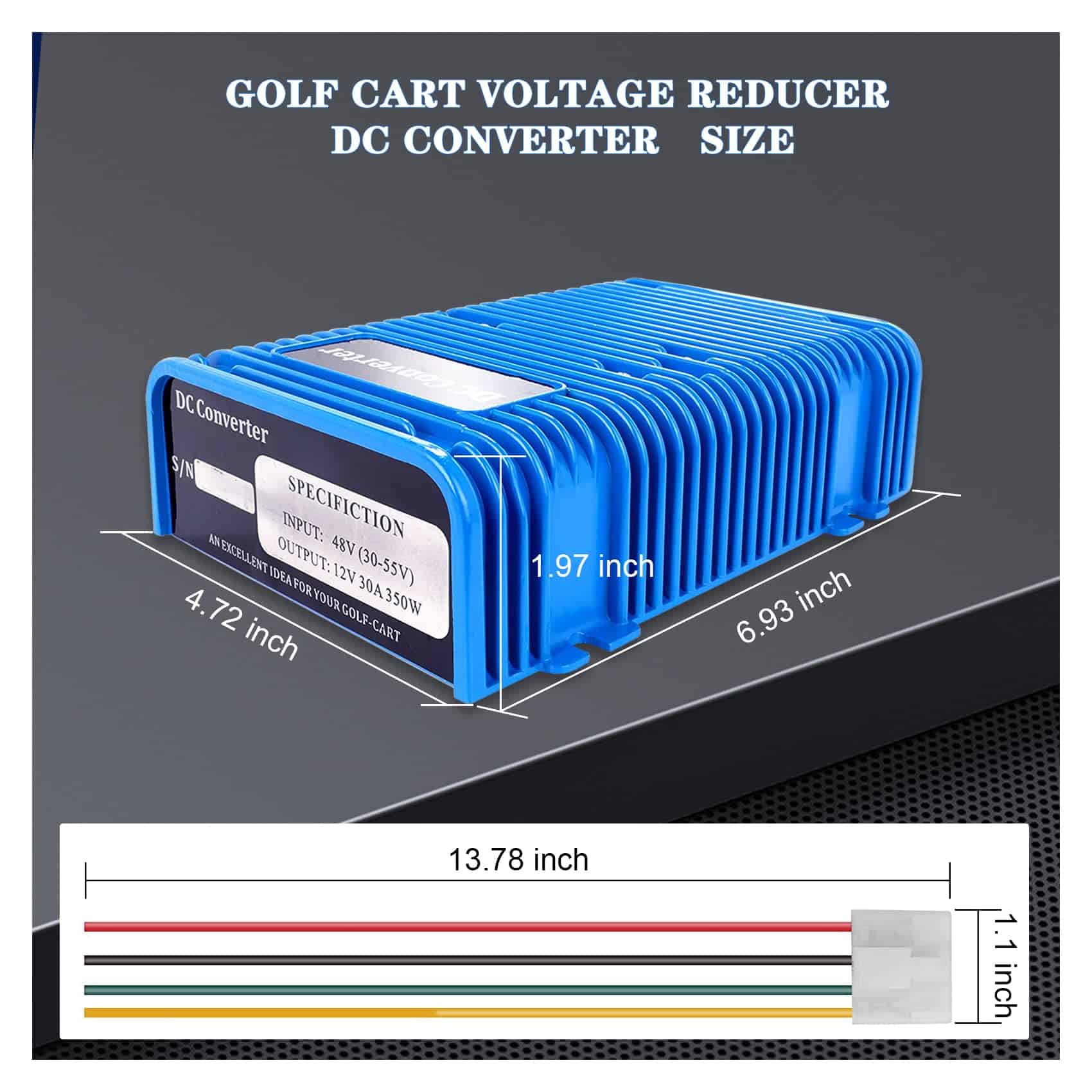 Reductor de Voltaje para Carro de Golf, Convertidor - Imagen 8