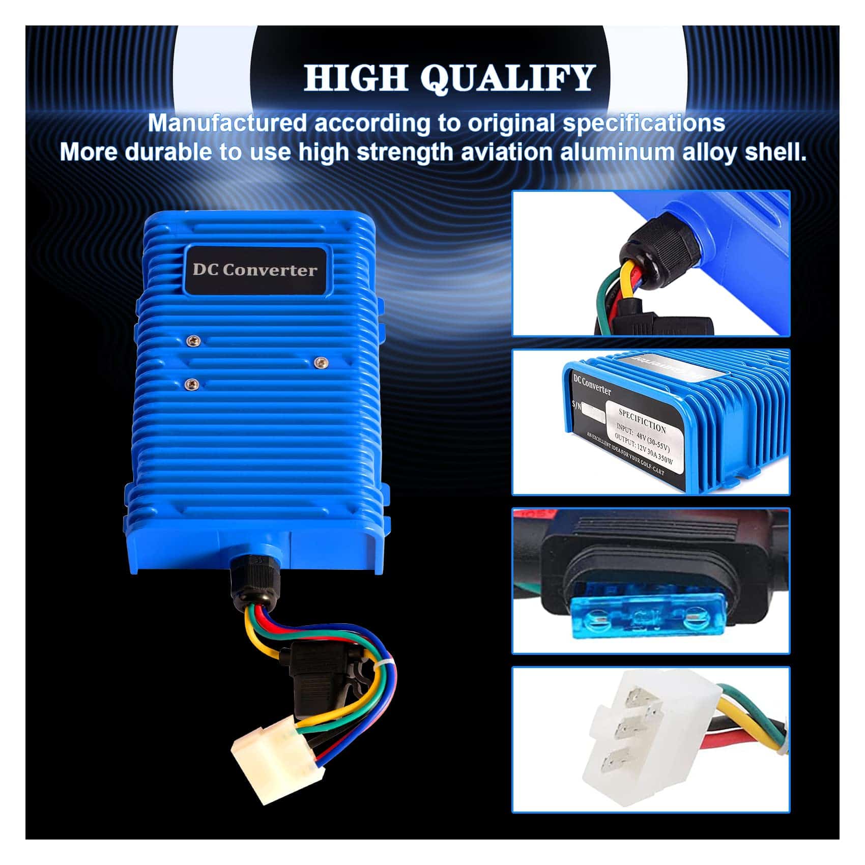 Reductor de Voltaje para Carro de Golf, Convertidor - Imagen 6