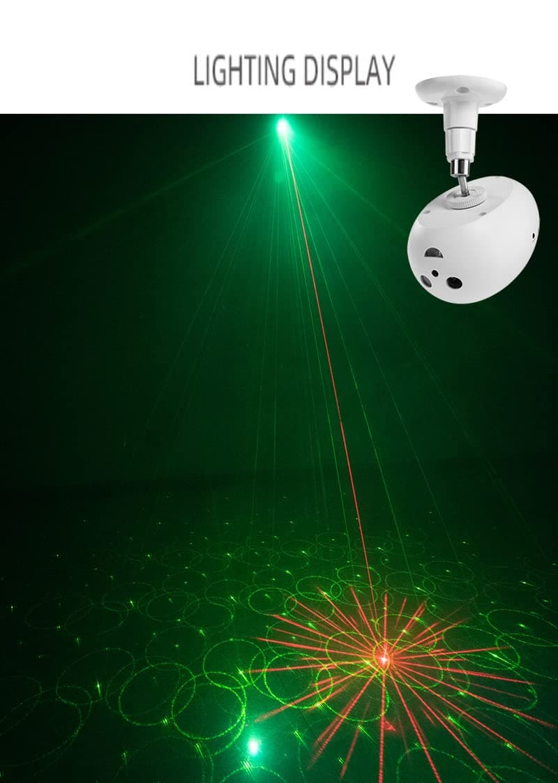 Luces de Fiesta Gasin Dj Bola de Discoteca con Proyección - Imagen 7