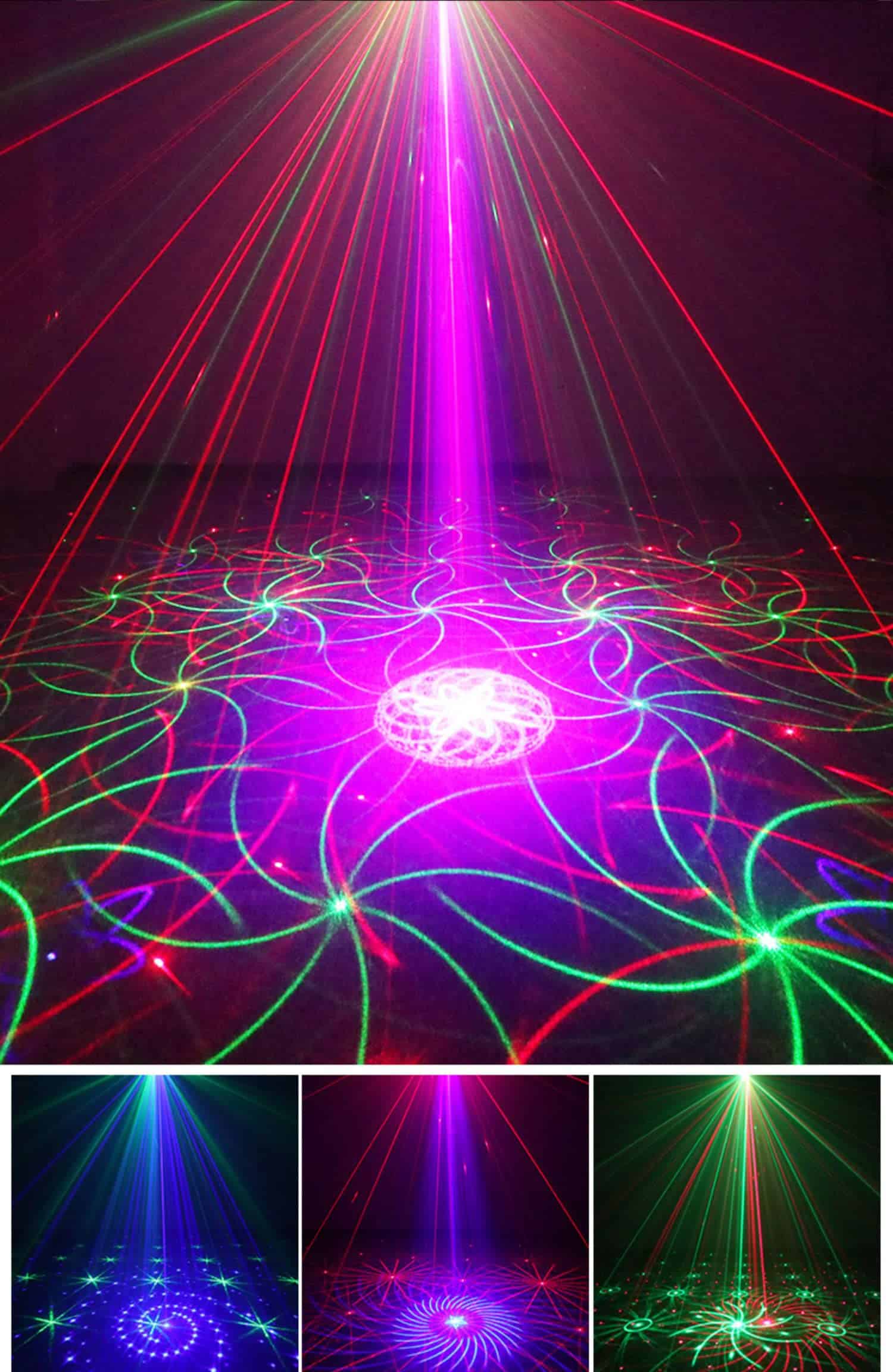 Luces de Fiesta Gasin Dj Bola de Discoteca con Proyección - Imagen 9