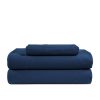 Juego de sábanas de franela 100% algodón LANE -Azul Estate