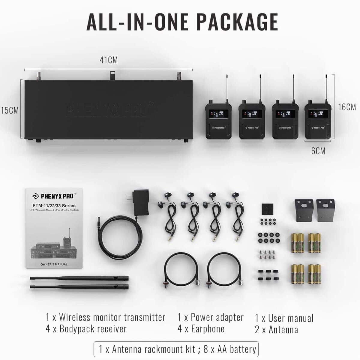 Sistema de Monitor Inalámbrico Phenyx Pro, Sistema de - Imagen 7