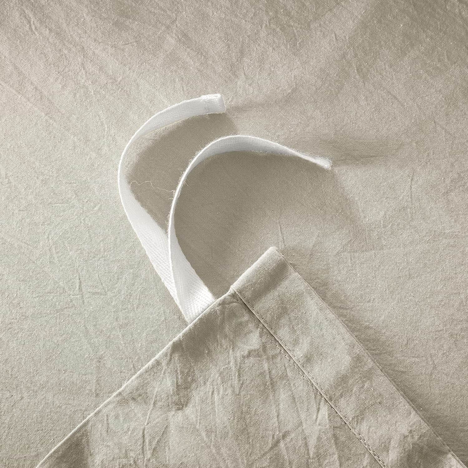 Funda de Edredón de Algodón Lavado Chambray -Piel de Cordero - Imagen 3