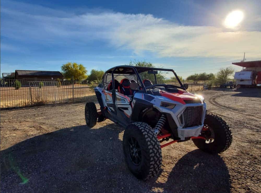 Red Trasera de Malla Goldfire para RZR XP 1000, Parasol de - Imagen 10