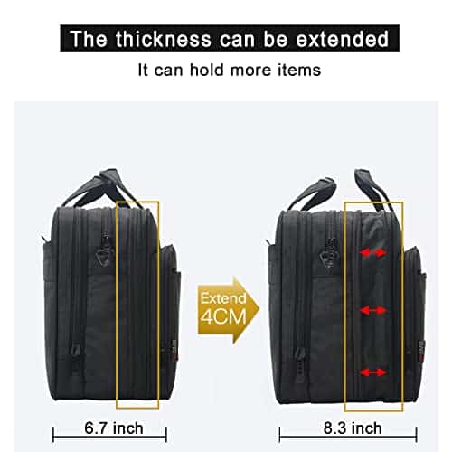 Maletín Grande Para Hombres Bolso De Trabajo Funda Para - Imagen 4