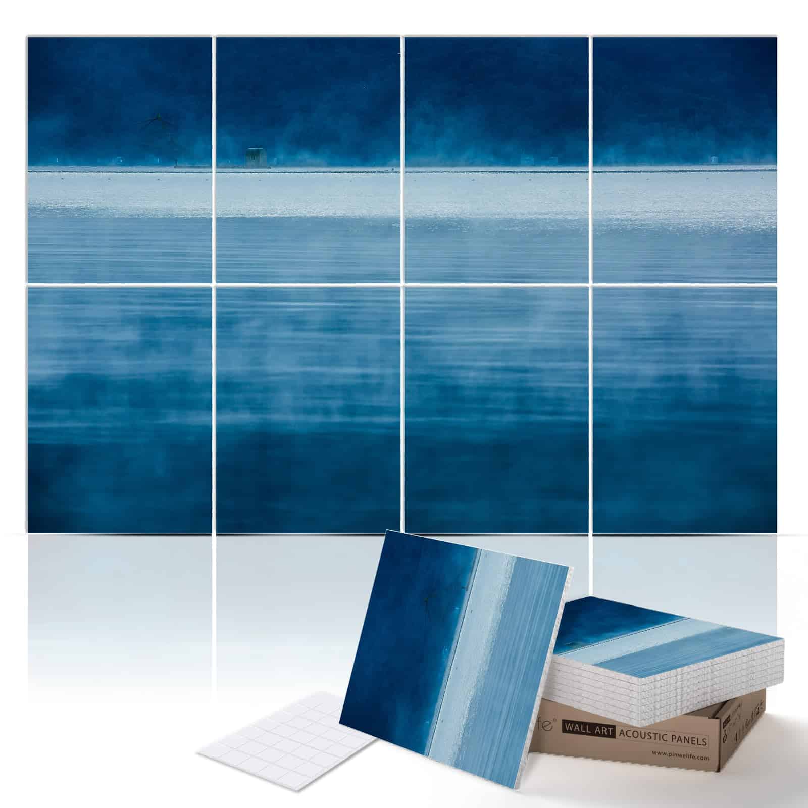 Paneles Acústicos de Arte de Pared PINWELIFE, Paneles
