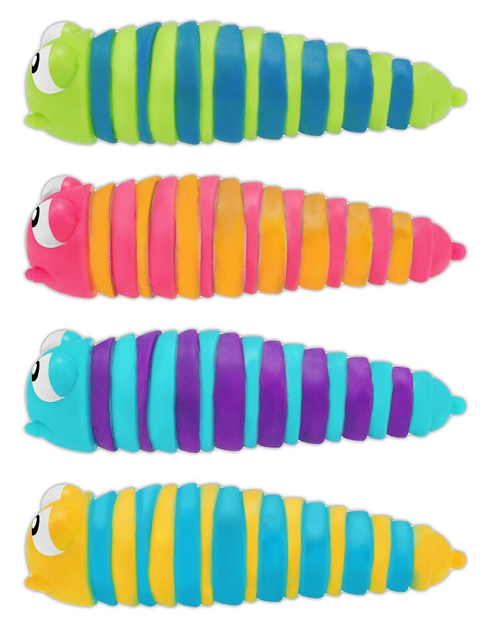 Juego de 12 Juguetes de Fidget Caterpillar de JA-RU (12 - Imagen 3