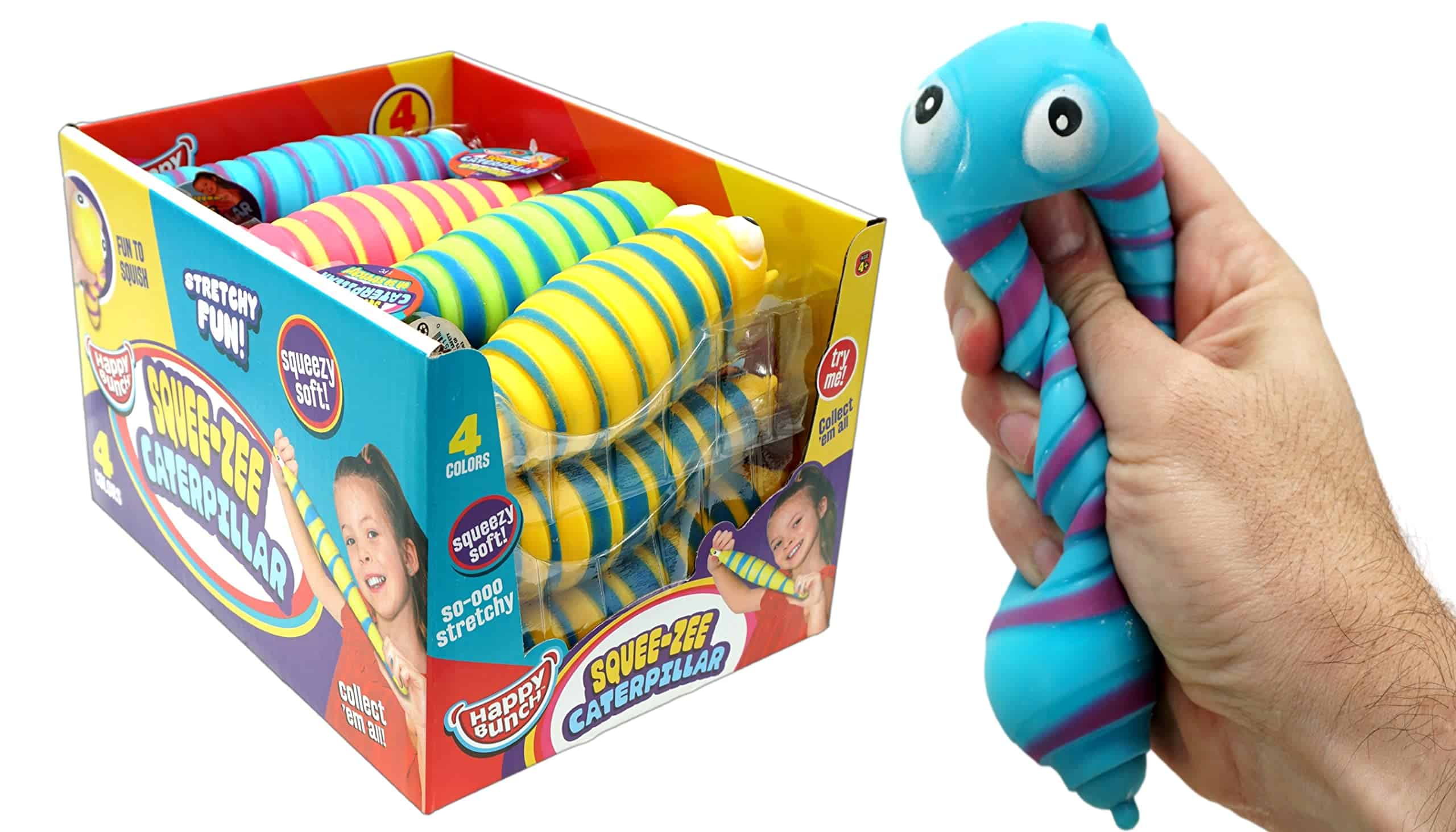 Juego de 12 Juguetes de Fidget Caterpillar de JA-RU (12