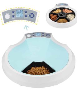 Alimentador automático DAWOT 5 comidas Alimentador